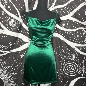 NEW Zaful Women's Satin Sleeveless Spaghetti Strap Sexy Mini Dress Size Small